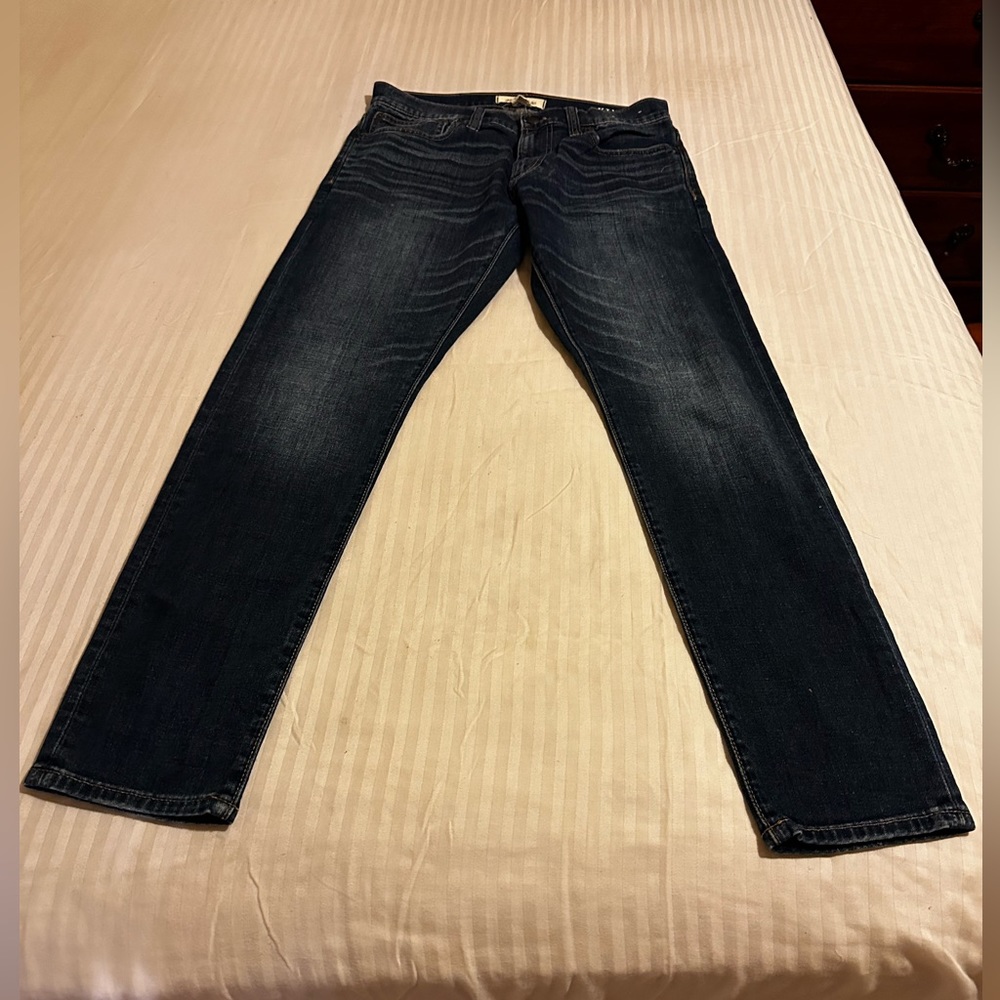 MADEWELL MENS SKINNY BLUE JEANS SIZE W32 L 32 BLUE COLOR